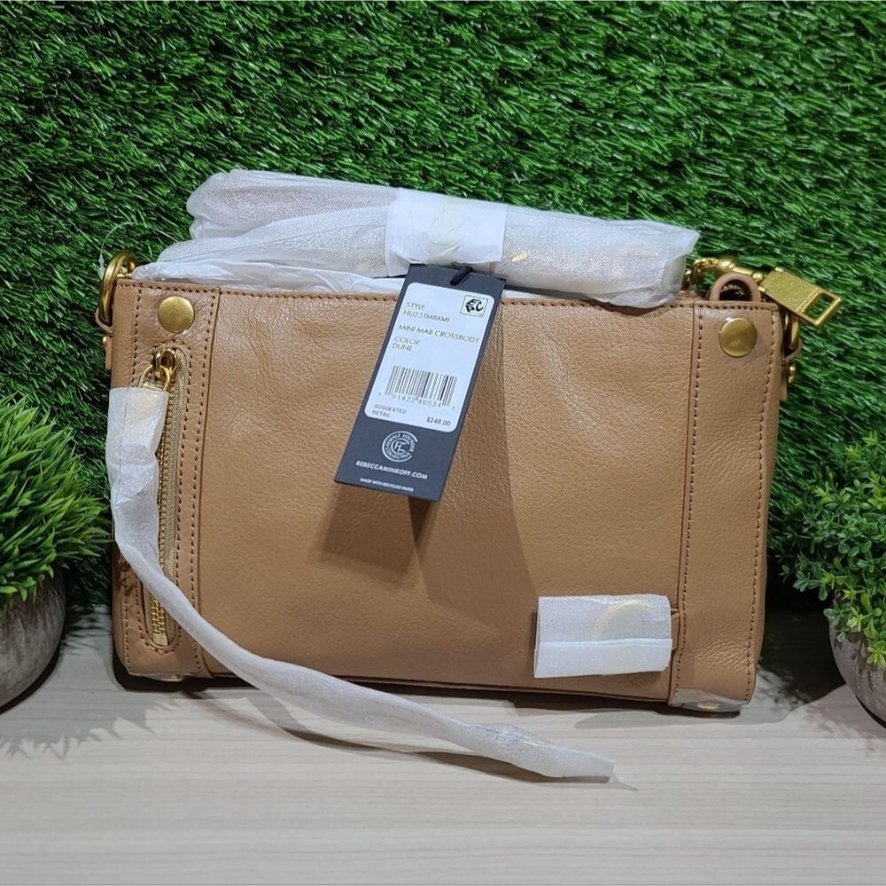 Rebecca Minkoff Mini Mab Crossbody Dune NWT